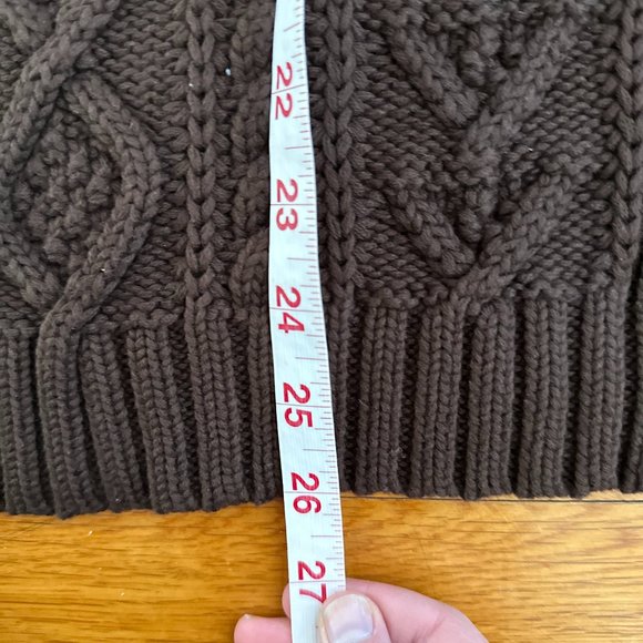 CHAPS ASPEN TERRAIN BROWN TURTLENECK SWEATER SIZE WOMEN'S XL - Picture 5 of 5